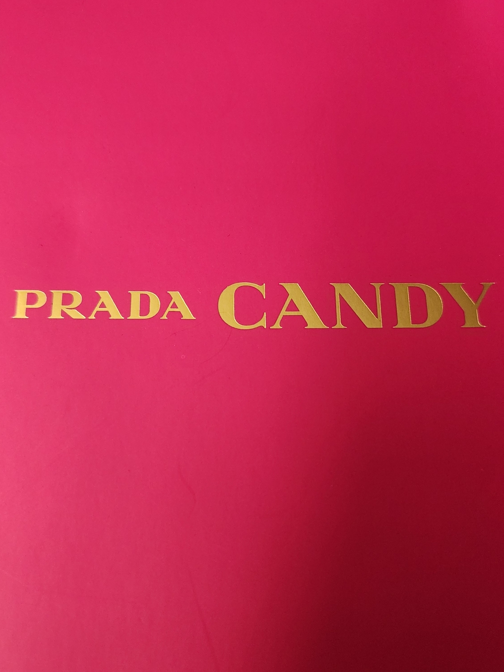 Prada Candy Box - Hot Pink with Gold Logo - IN BOX BRAND NEW